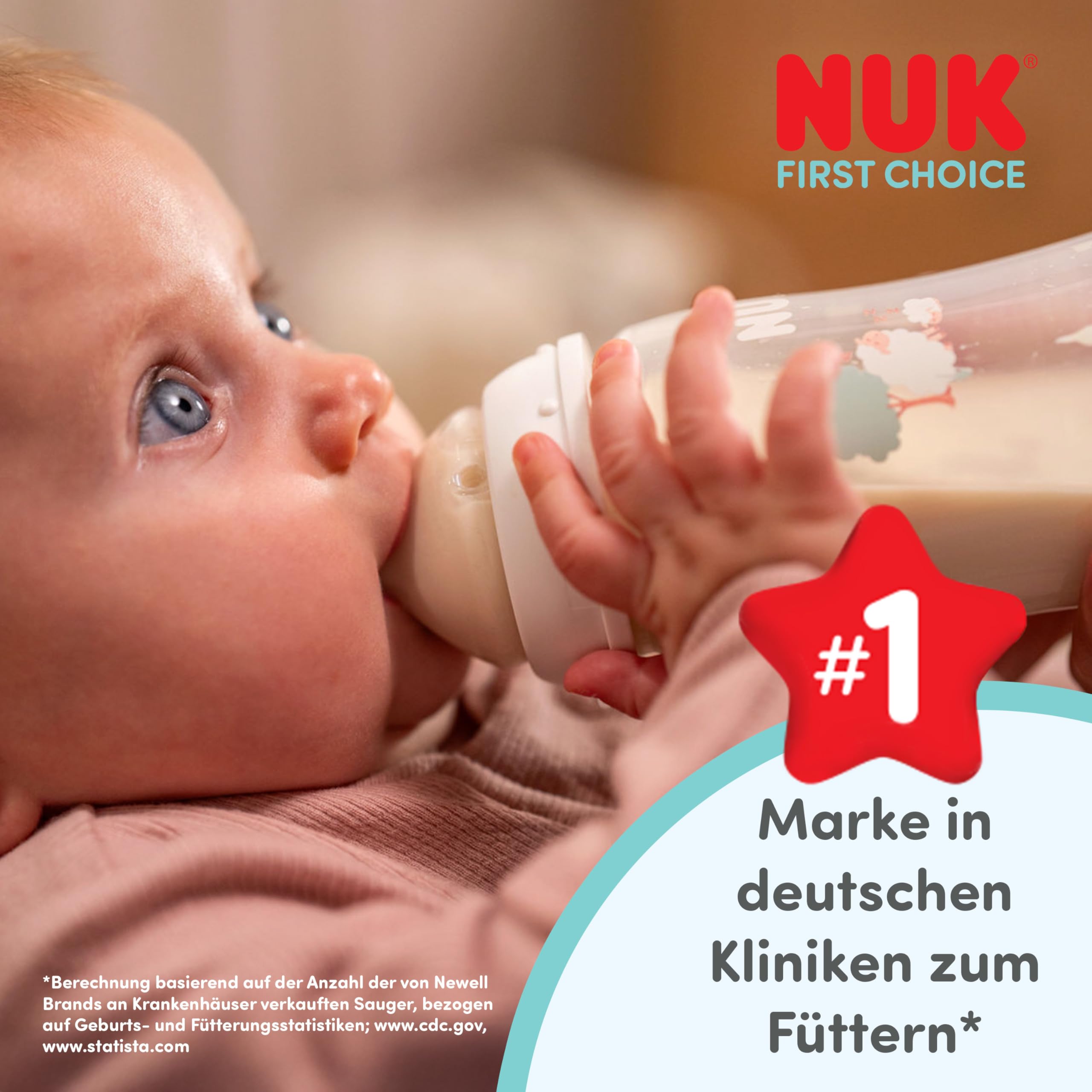 nuk-first-choice-babyflasche-150-ml-anti-kolik-temperature-control-koala-0-monat image 2