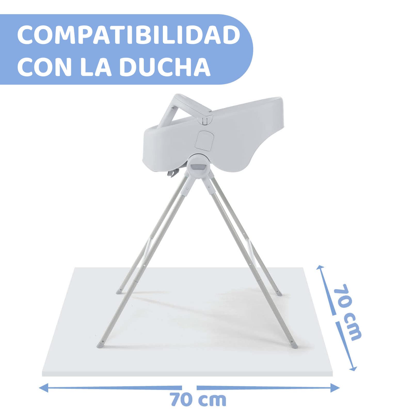 chicco-bubble-nest-dusch-wannensitz-grau-wandelbare-baby-duschliege-ab-geburt-bi image 8