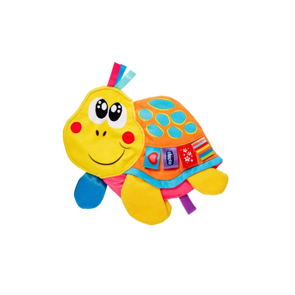 chicco-labeltier-langsame-schildkr-te-weiches-stofftier-mit-vielen-labels-zur-si image 1