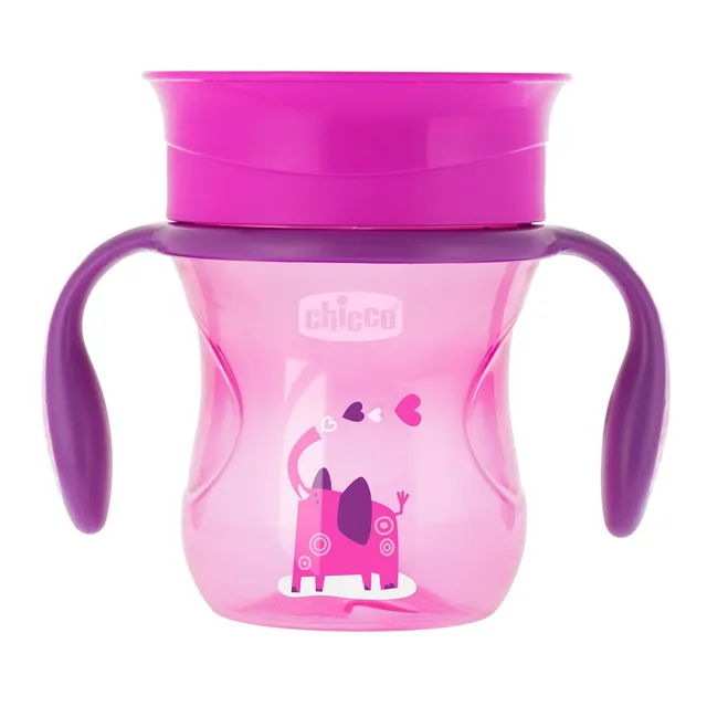 chicco-perfect-first-baby-trinklernbecher-200-ml-12-monate-auslaufsicher-360-sil image 1