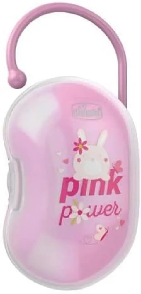 chicco-schnullerbox-mit-griff-f-r-2-schnuller-rosa image 1