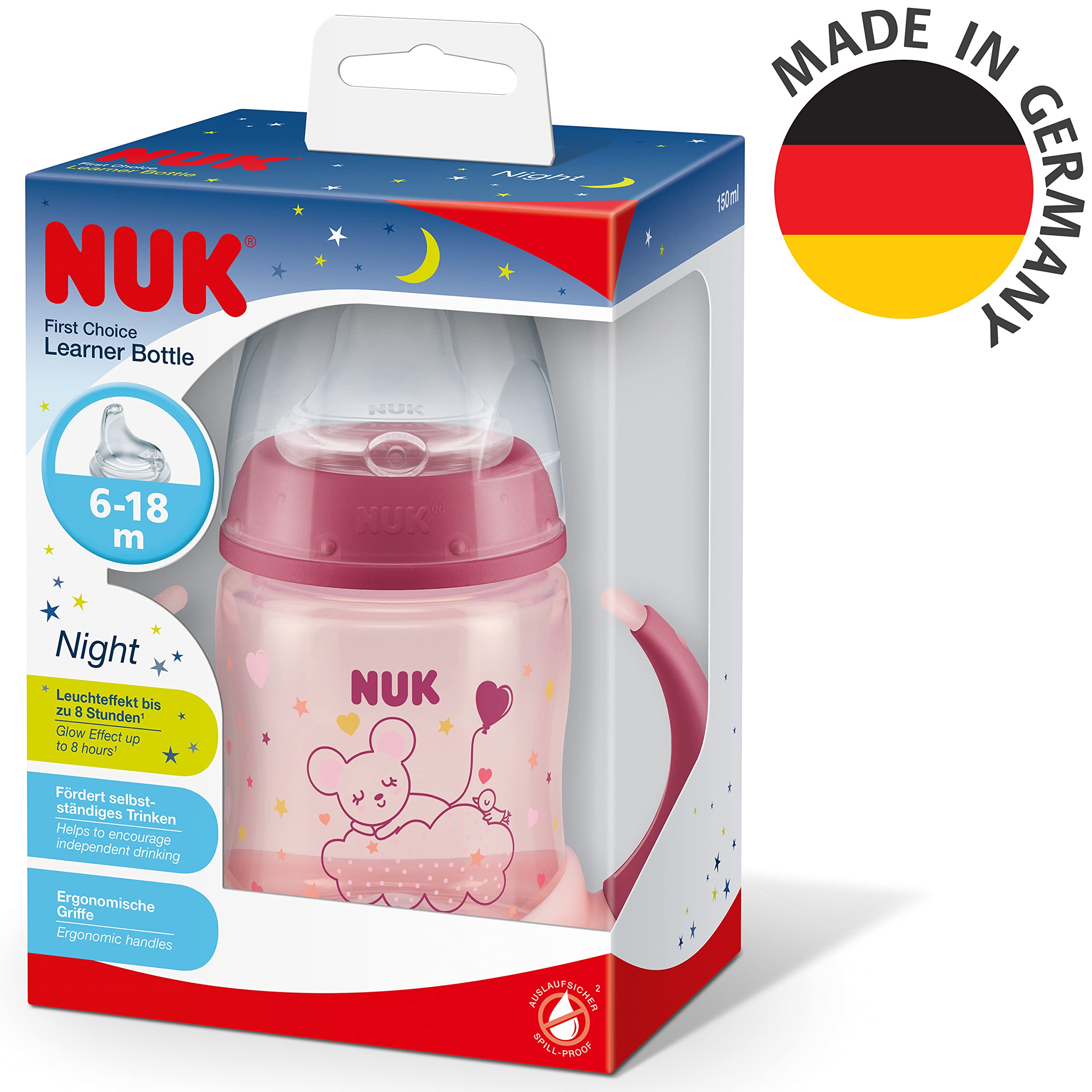 nuk-first-choice-trinklernflasche-night-6-18-monate-150-ml-anti-colic-ventil-aus image 6
