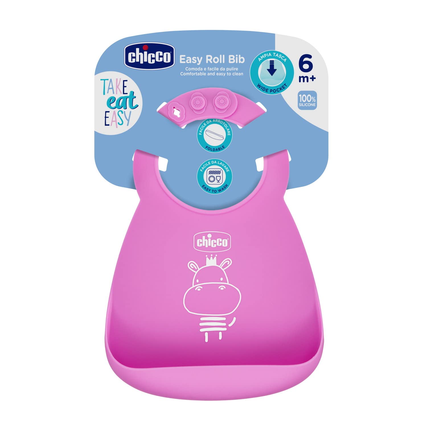 chicco-silikonl-tzchen-rosa-mit-auffangschale-verstellbar-faltbar image 3