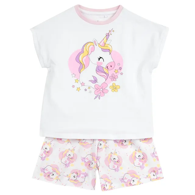 chicco-m-dchen-kurzpyjama-mit-t-shirt-und-shorts-designed-in-italy image 1