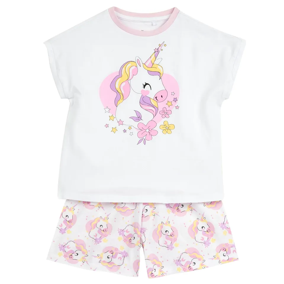 chicco-m-dchen-kurzpyjama-mit-t-shirt-und-shorts-designed-in-italy image 1