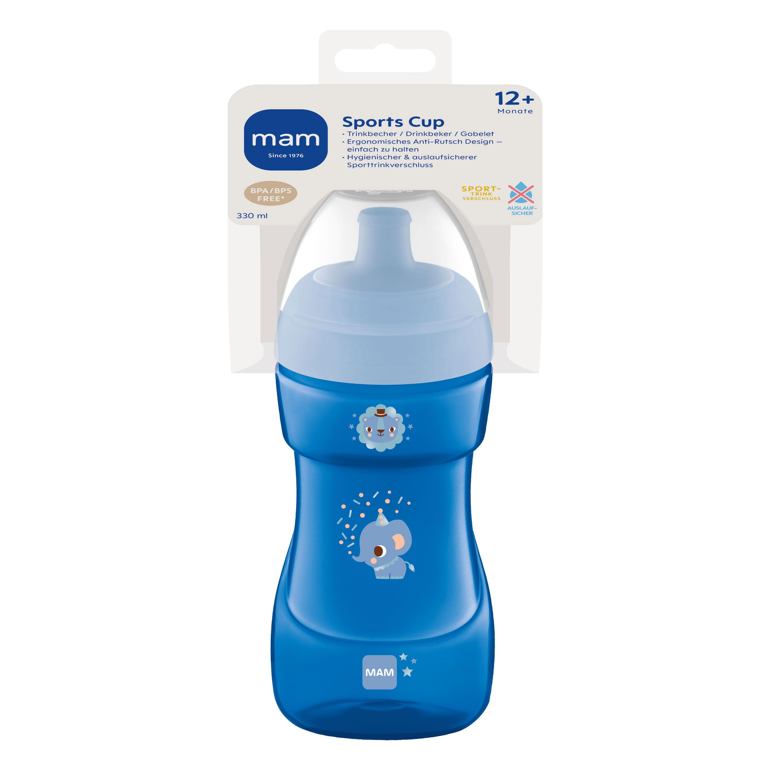 mam-sports-cup-trinkbecher-330-ml-auslaufsicher-12-monate-elefant image 2