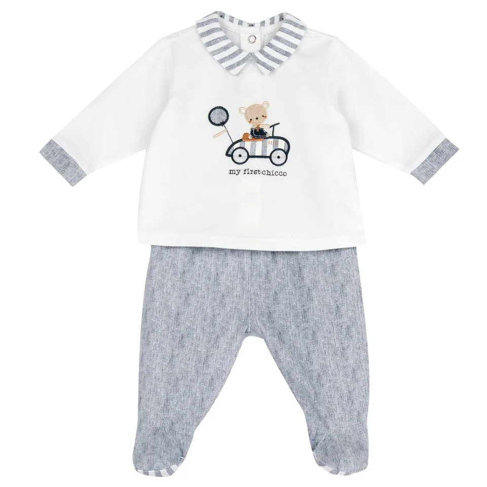 chicco-baby-set-aus-t-shirt-und-leggings-aus-weicher-baumwolle-jungen image 1