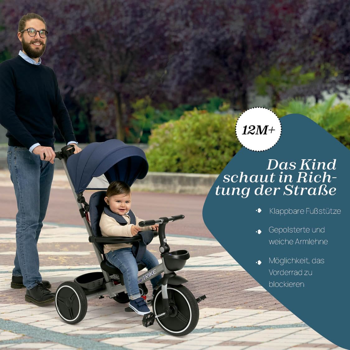 chicco-4in1-trike-metallrahmen-eva-r-der-4-punkt-gurtsystem-teleskopgriff-abnehm image 5