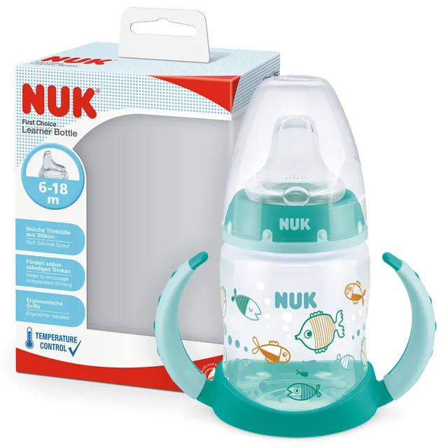 nuk-first-choice-trinklernbecher-150-ml-6-18-monate-mit-griffen-orthodontischem- image 1