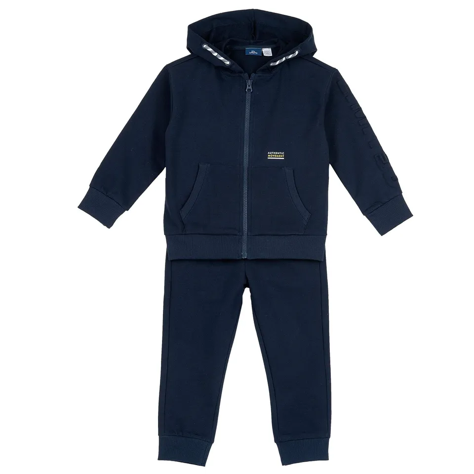 chicco-jungen-trainingsanzug-2-teilig-kapuzen-sweatshirt-und-hose-designed-in-it image 1