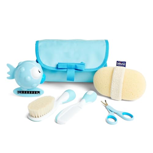 chicco-baby-badeset-5-teilig-mit-kamm-b-rste-thermometer-waschlappen-und-schere- image 7