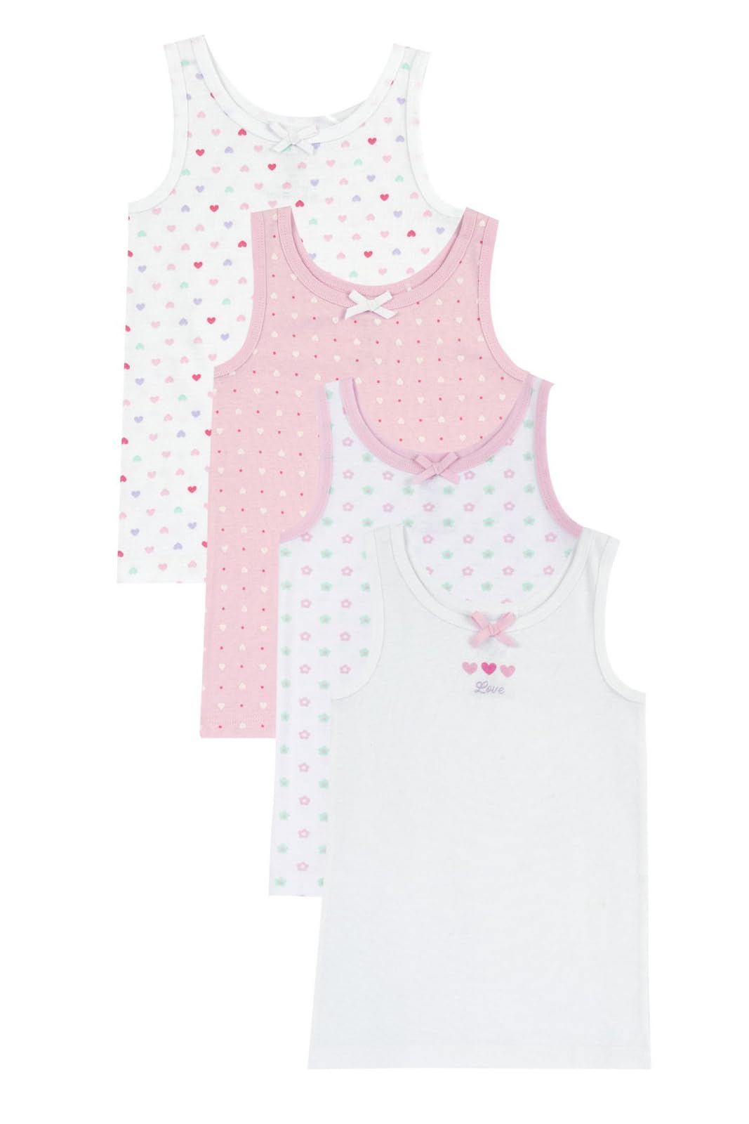 chicco-unterhemden-m-dchen-4er-pack-100-baumwolle-kinder-unterw-sche image 4