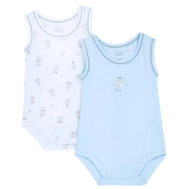 chicco-baby-body-set-ohne-rmel-aus-weicher-baumwolle-mit-praktischer-ffnung-gesc image 1