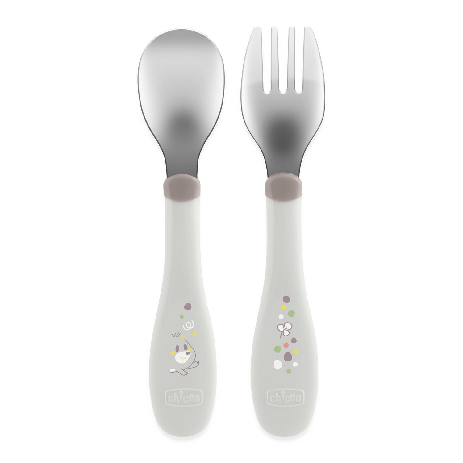 chicco-edelstahlbesteck-set-babyset-mit-gabel-und-l-ffel-f-r-kinder-aus-rostfrei image 1