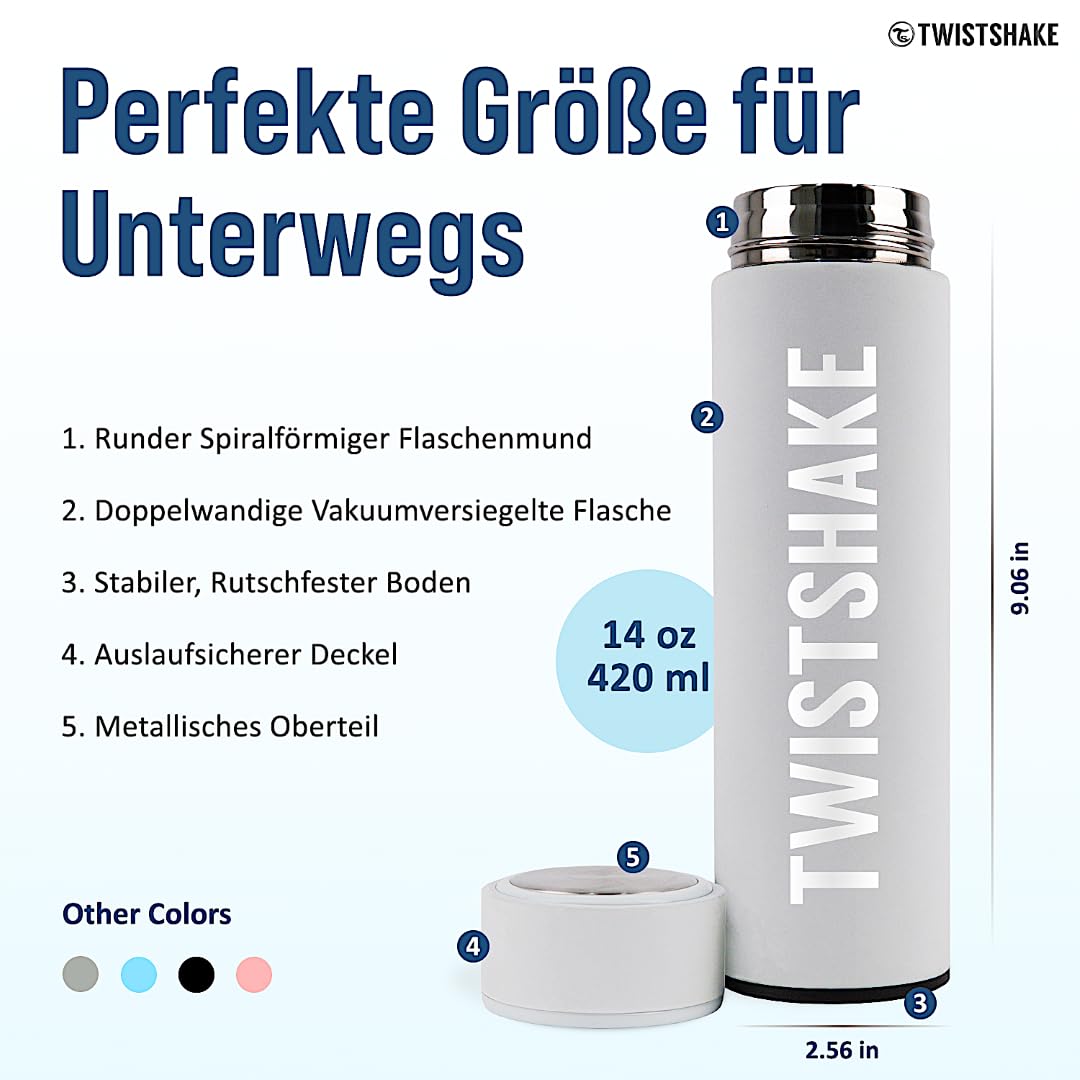 twistshake-isolierflasche-420-ml-edelstahl-wei image 5