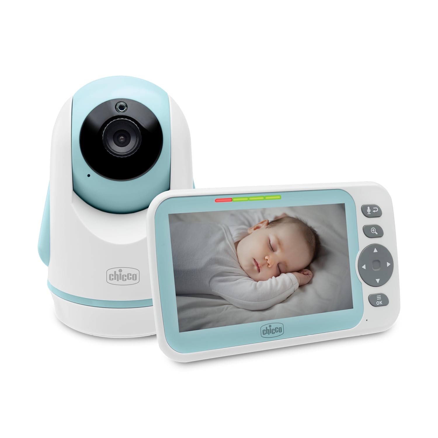 chicco-video-babyphone-evolution-motorisierte-drehbare-kamera-5-zoll-farbdisplay image 1