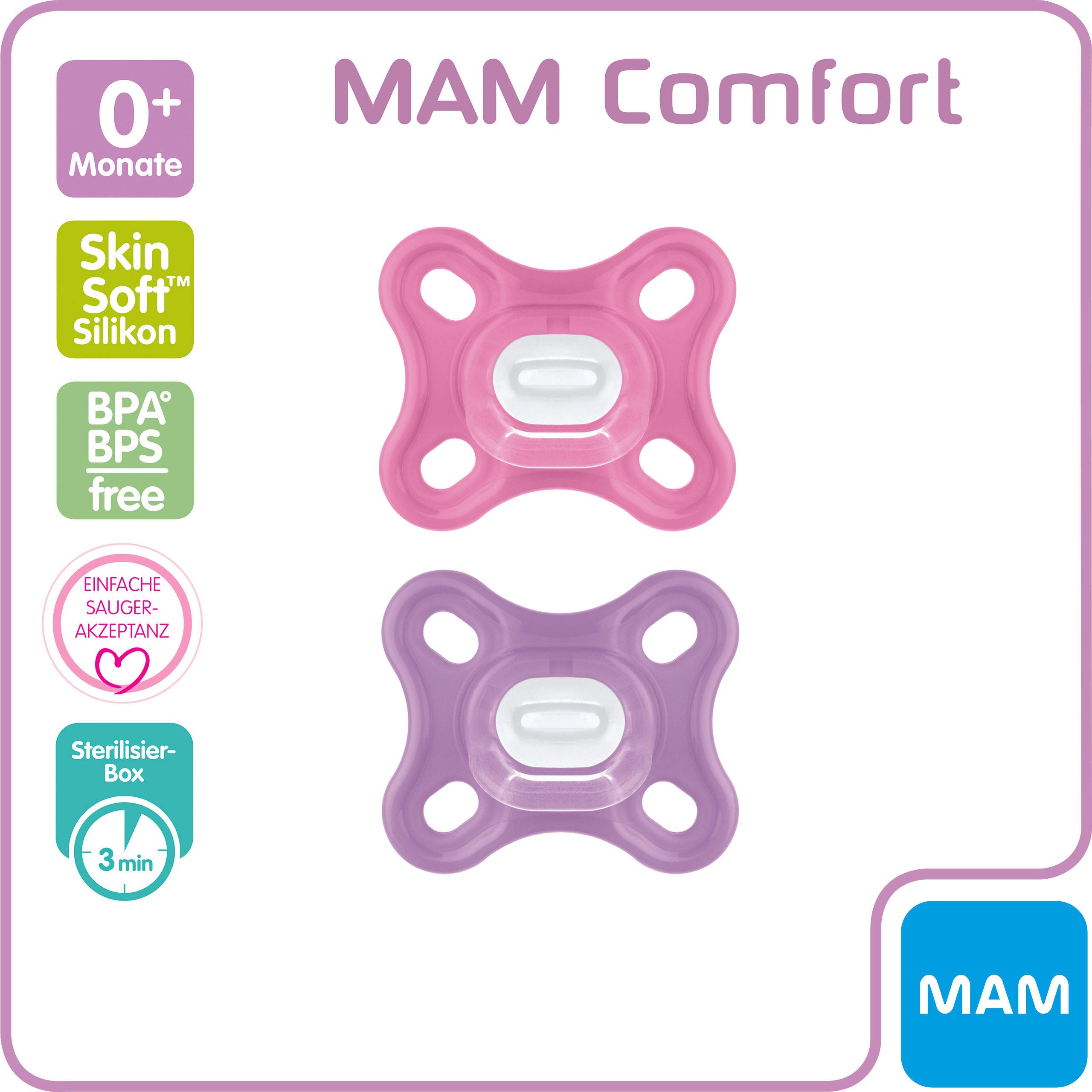 mam-comfort-schnuller-2er-set-0-monate-silikon-pink-lila image 3