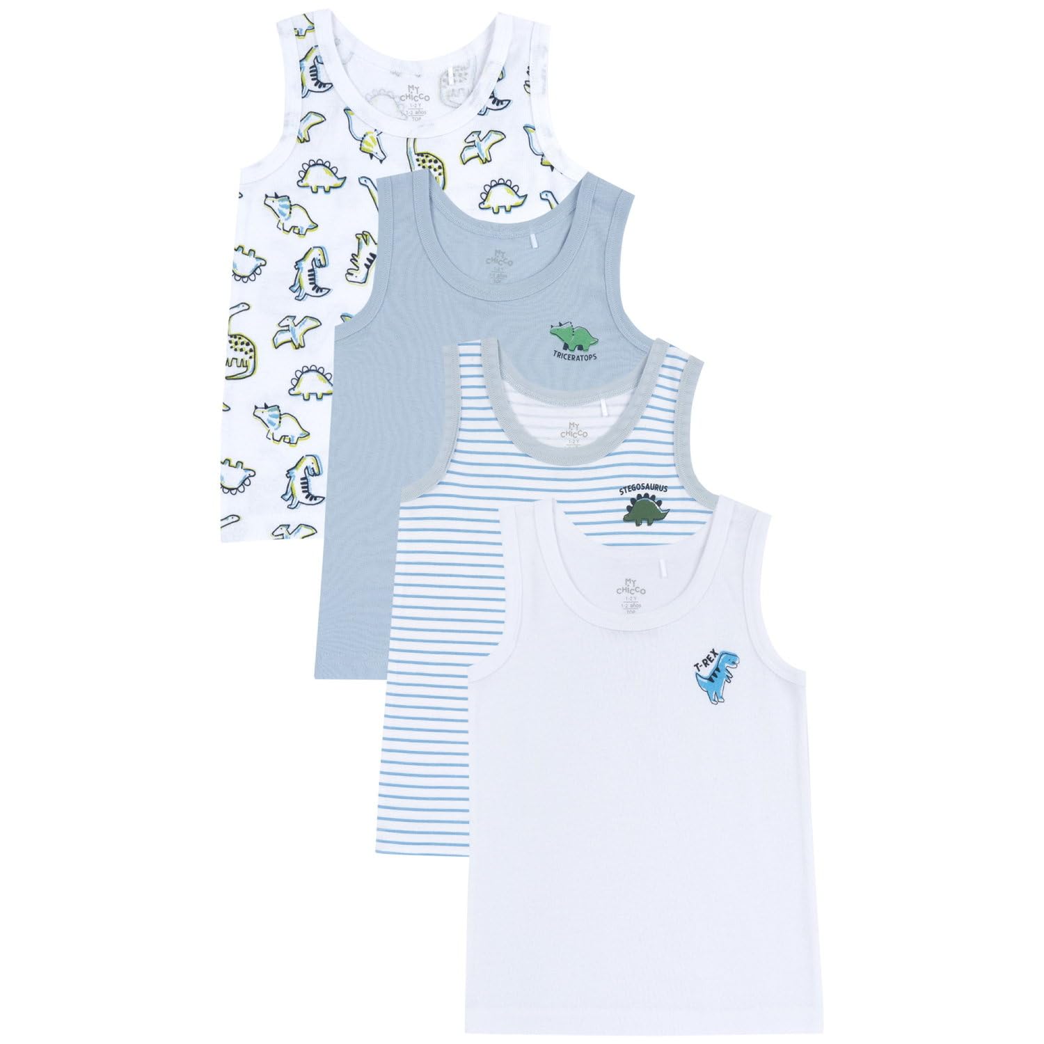 chicco-kinder-unterhemden-100-baumwolle-4er-set image 7