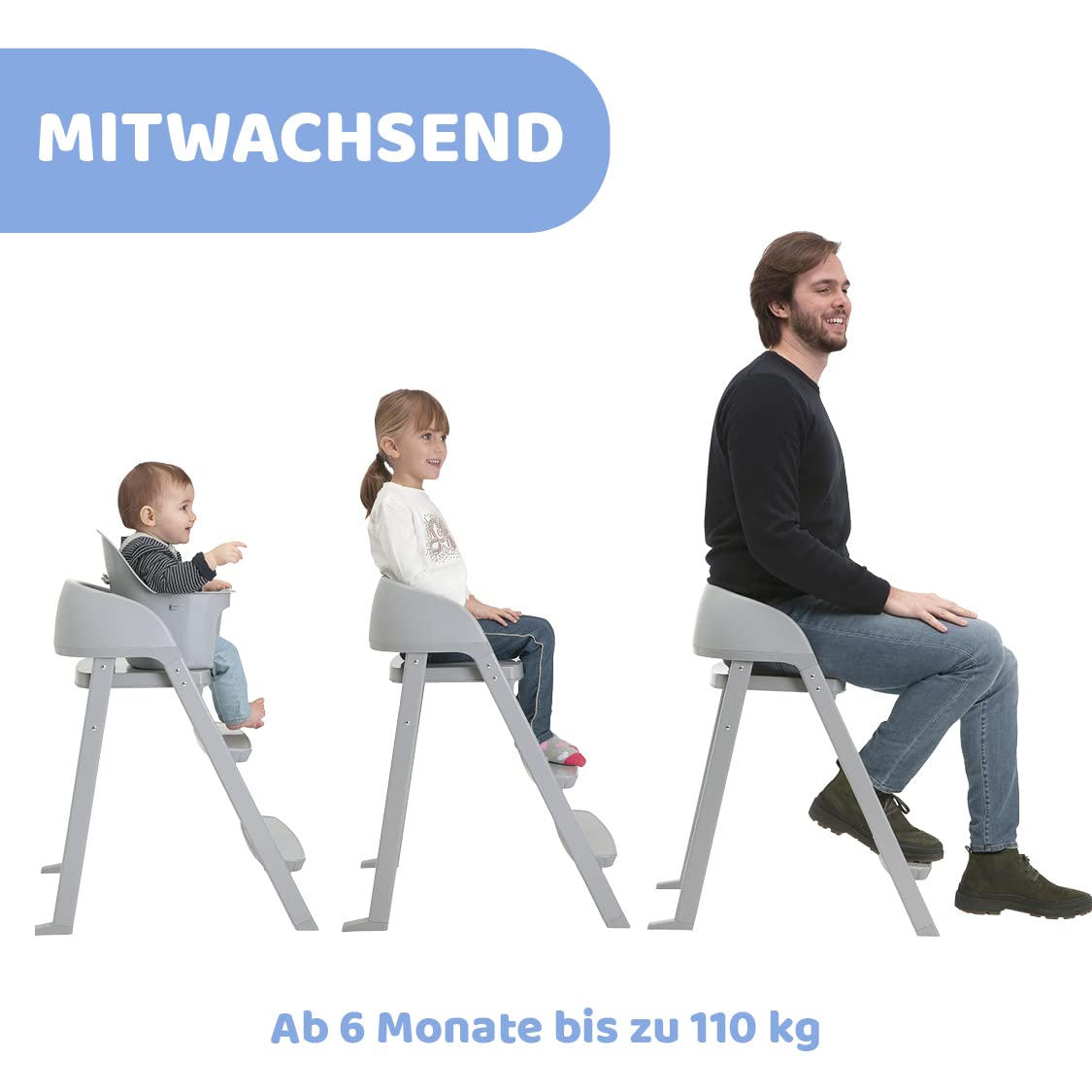 chicco-crescendo-lite-entwicklungshochstuhl-6-monate-bis-110-kg-3-in-1 image 2