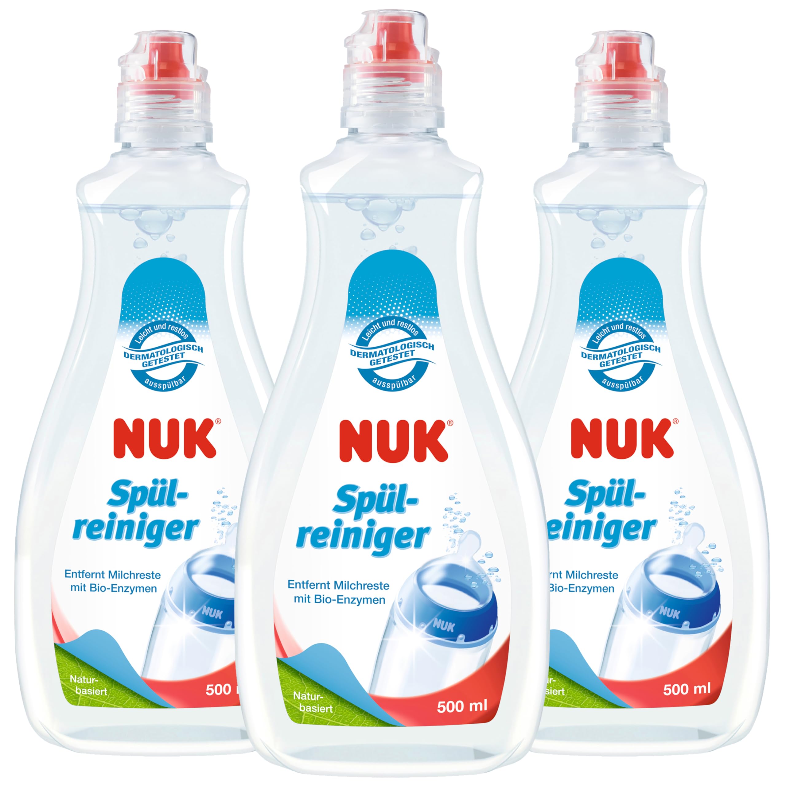 nuk-sp-lreiniger-f-r-babyflaschen-sauger-zubeh-r-3-x-500-ml-parf-mfrei-ph-neutra image 1