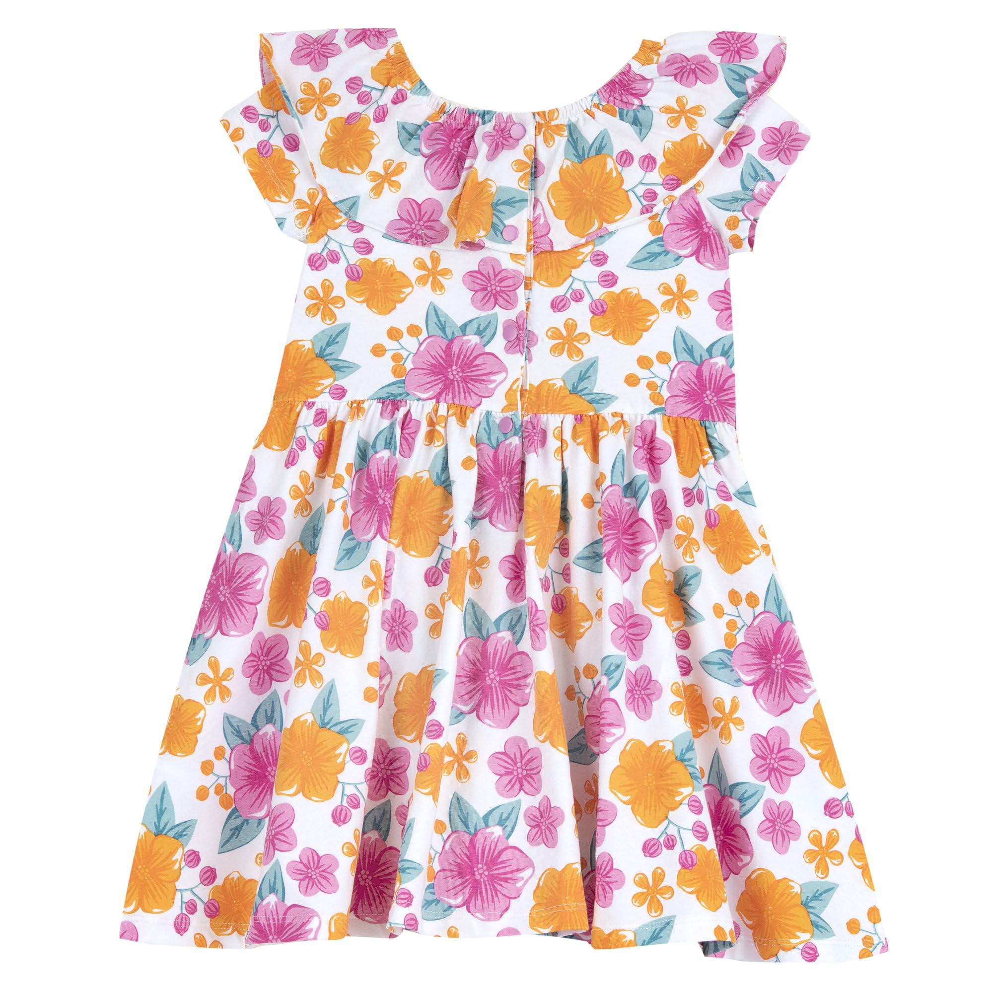 chicco-m-dchen-kurzarmkleid-aus-leichter-baumwolle-designed-in-italy-kinderbekle image 2