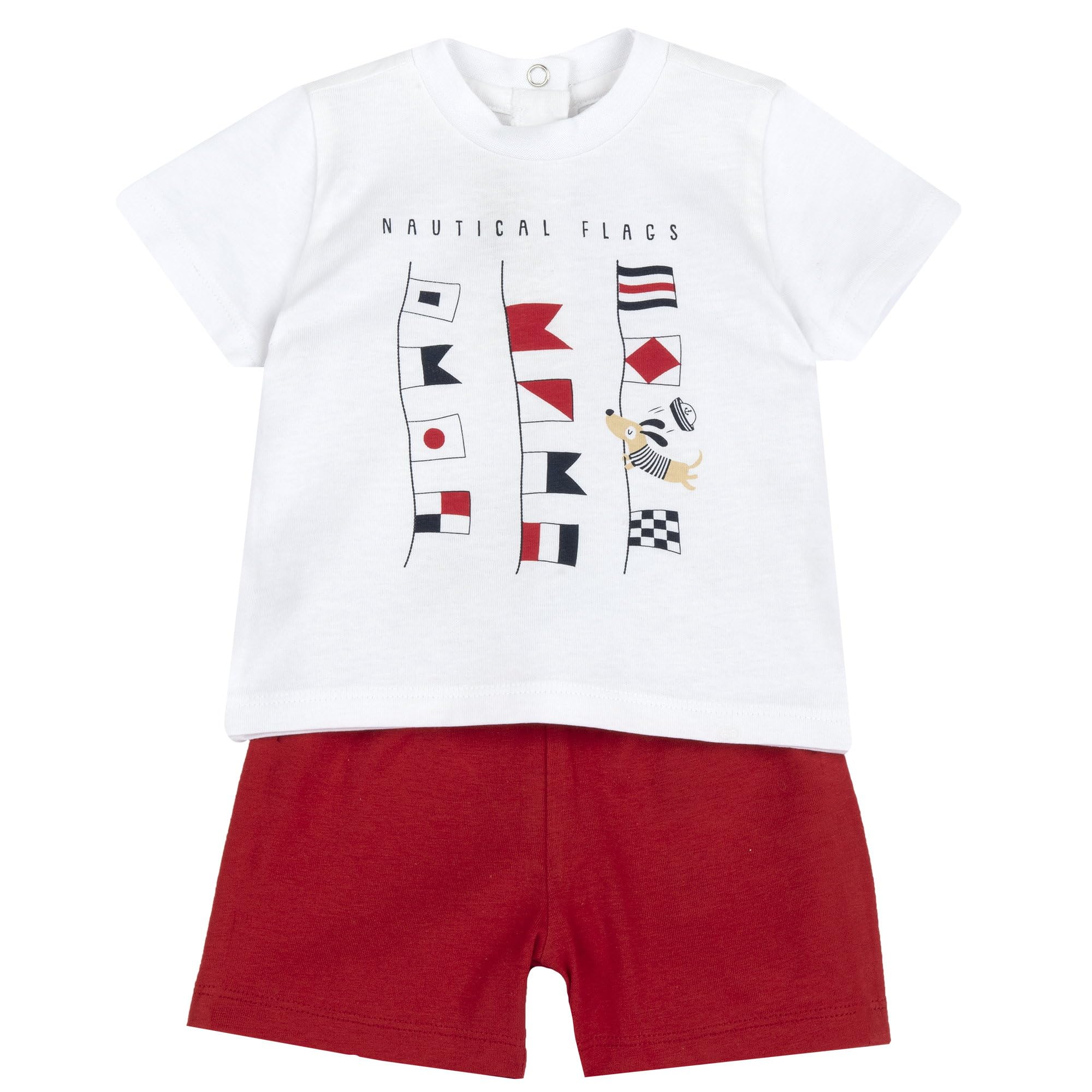 chicco-baby-set-mit-t-shirt-und-shorts-aus-weichem-stoff-designed-in-italy image 1
