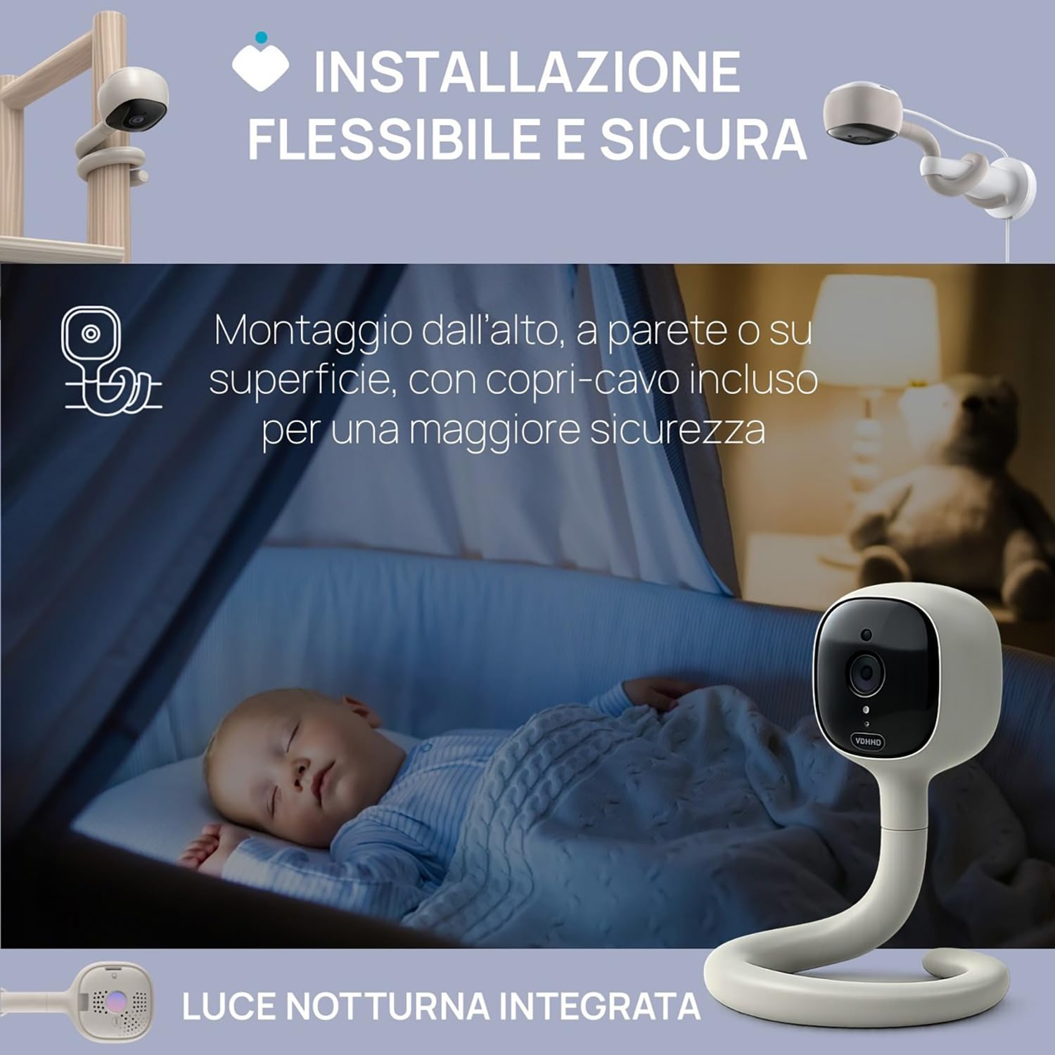 chicco-video-babyphone-wi-fi-smart-ai-2k-uhd-kamera-infrarot-nachtsicht-app-smar image 6