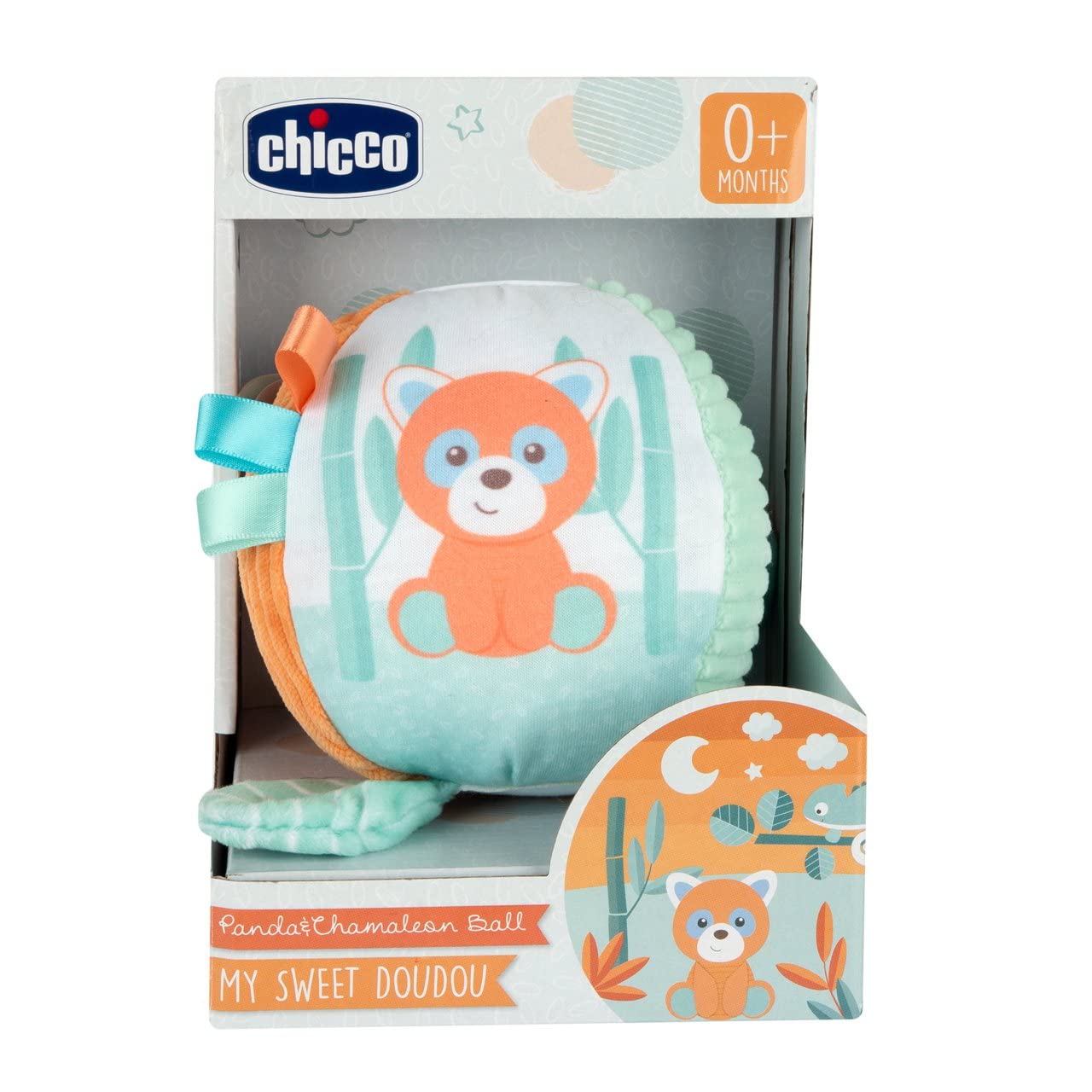 chicco-my-sweet-doudou-panda-chameleon-ball-weicher-ball-aus-verschiedenen-stoff image 5