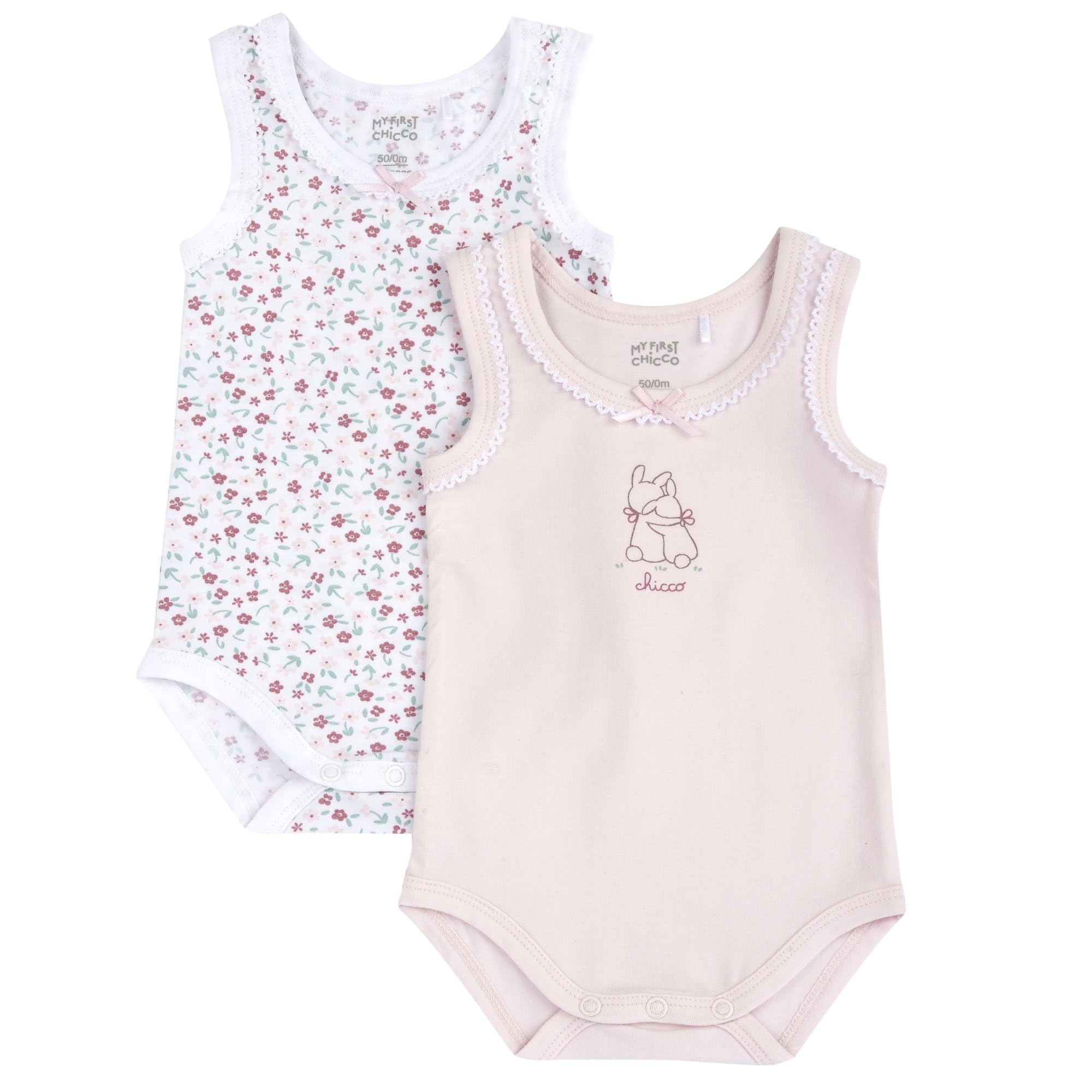 chicco-baby-body-set-ohne-rmel-aus-weicher-baumwolle-2-teilig-geschenkidee-zur-g image 1