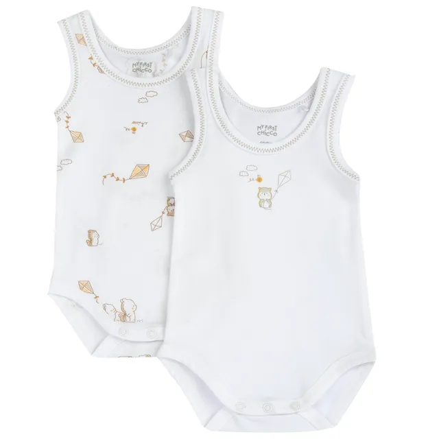 chicco-baby-body-set-ohne-rmel-2-teilig-weiche-baumwolle-praktische-ffnung-unise image 1