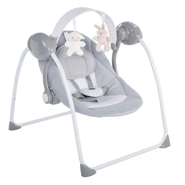 chicco-relax-play-elektronische-babywippe-0-monate-bis-9-kg-grau image 1