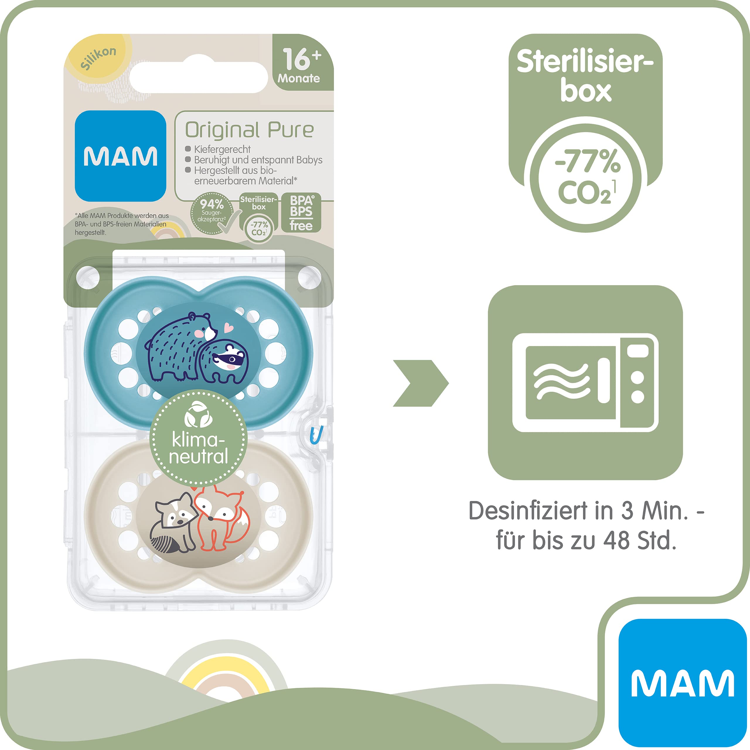 mam-original-pure-day-night-schnuller-4er-set-16-monate-skinsoft-silikon-b-r-fuc image 8