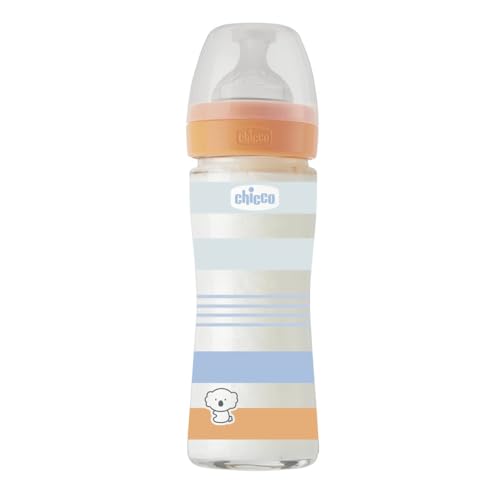 chicco-well-being-babyflasche-aus-glas-240-ml-normaler-fluss-physiologischer-sil image 8