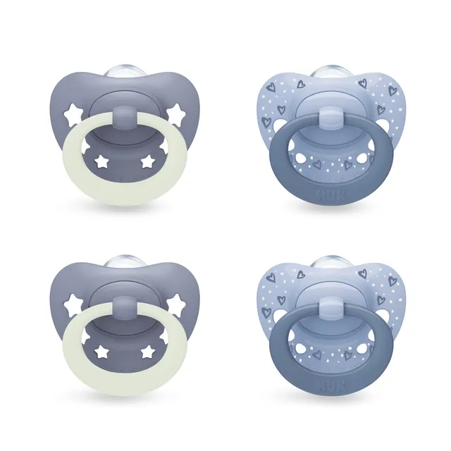 nuk-first-choice-classic-day-night-baby-schnuller-4er-set-0-6-monate-kiefergerec image 1