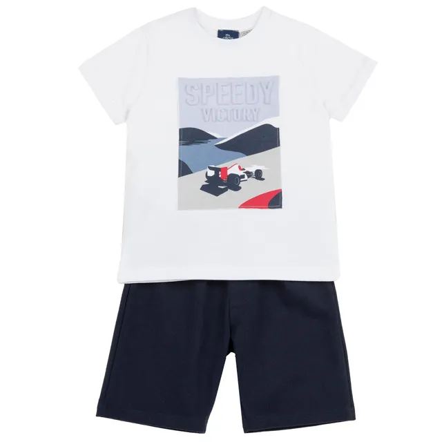 chicco-jungen-set-mit-t-shirt-und-shorts-aus-weichem-stoff-designed-in-italy-7 image 1