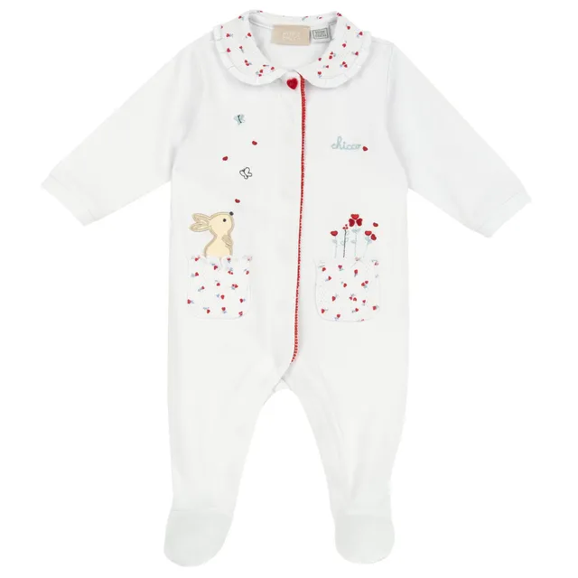 chicco-baby-strampler-aus-weicher-baumwolle-mit-praktischer-front-ffnung-ideal-f image 1