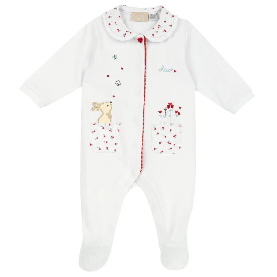 chicco-baby-strampler-aus-weicher-baumwolle-mit-praktischer-front-ffnung-ideal-f image 1