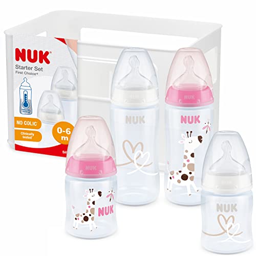 nuk-first-choice-babyflaschen-starter-set-0-6-monate-5-teilig-rosa-giraffe image 8
