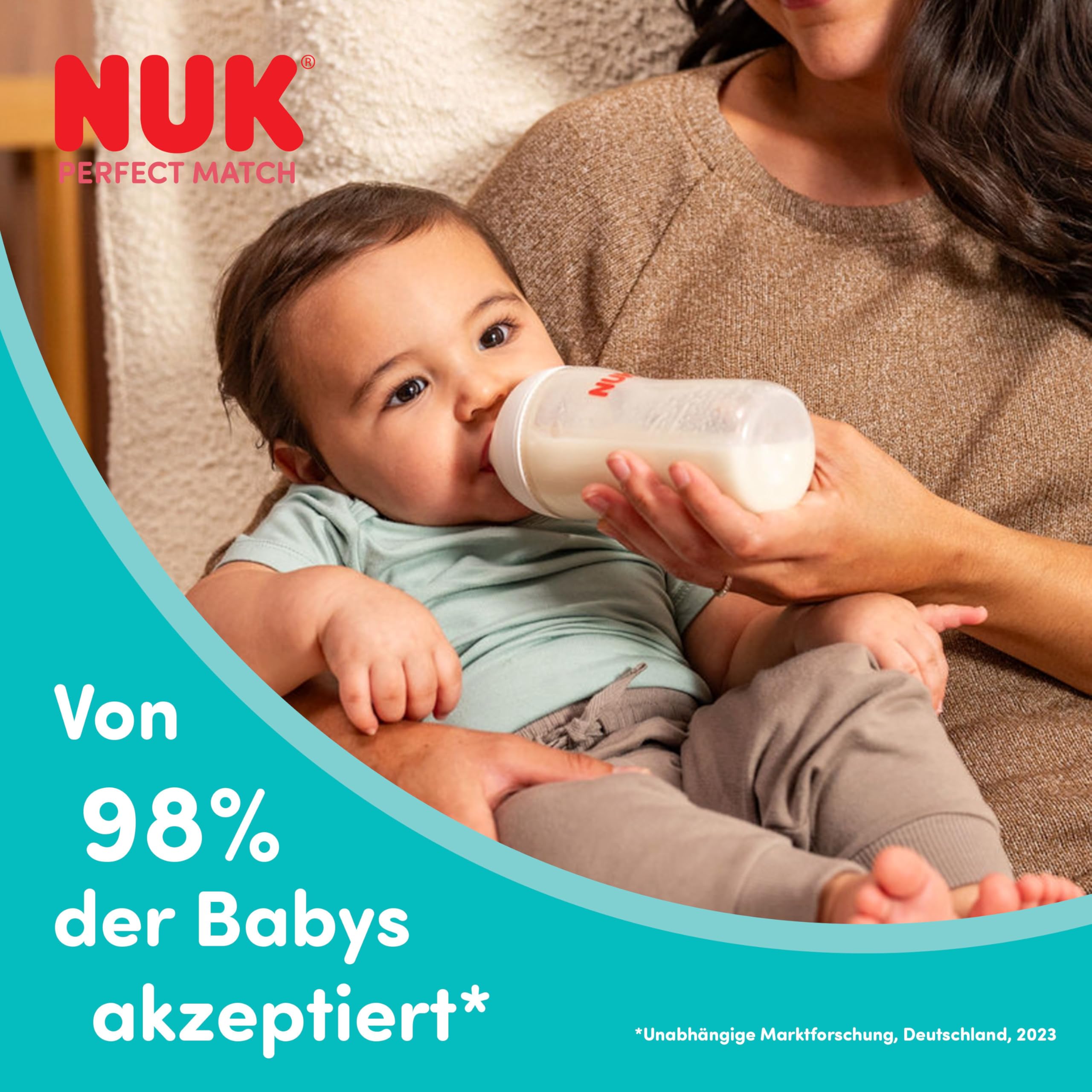 nuk-perfect-match-babyflasche-150-ml-anti-kolik-0-monate-affe image 7