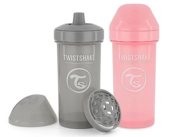 twistshake-2x-kid-cup-auslaufsichere-trinkbecher-mit-hartem-ausguss-und-fruchtmi image 1