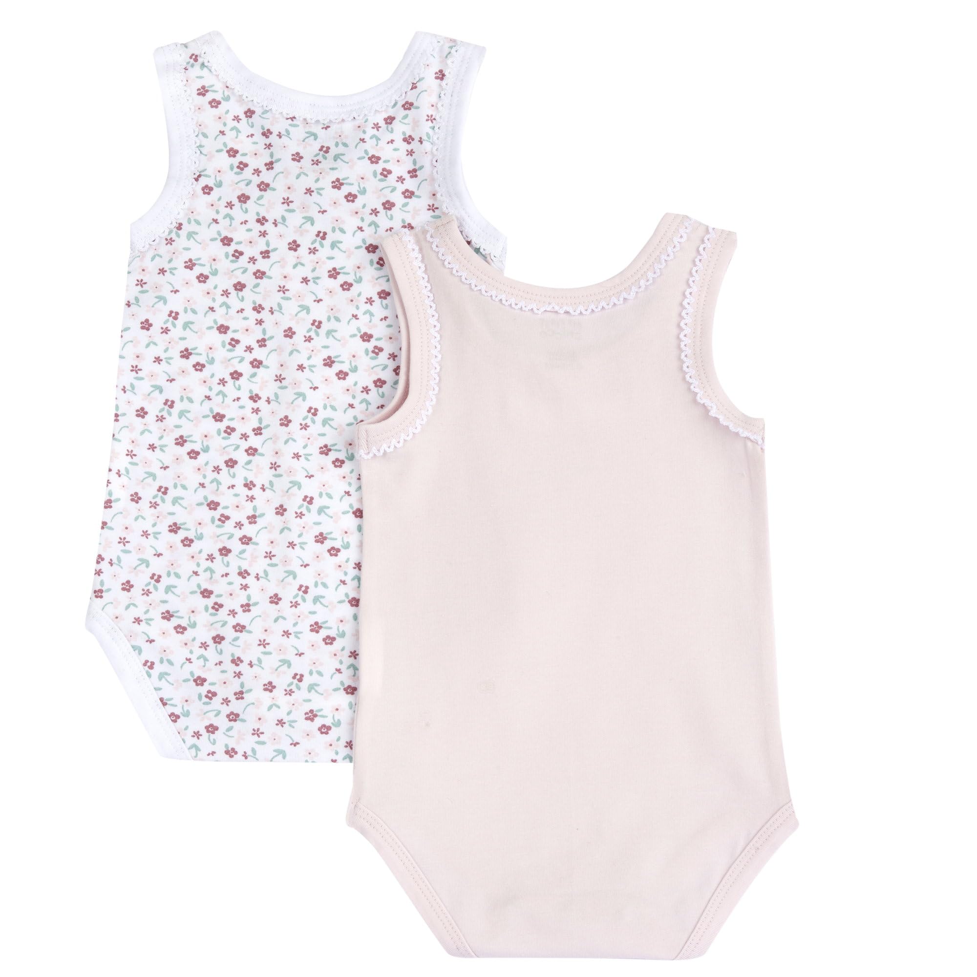 chicco-baby-body-set-ohne-rmel-aus-weicher-baumwolle-2-teilig-geschenkidee-zur-g image 2
