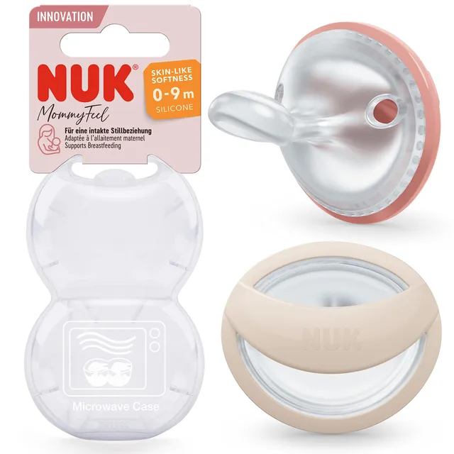 nuk-mommyfeel-babyschnuller-0-9-monate-blush-sandstone-2-st-ck image 1