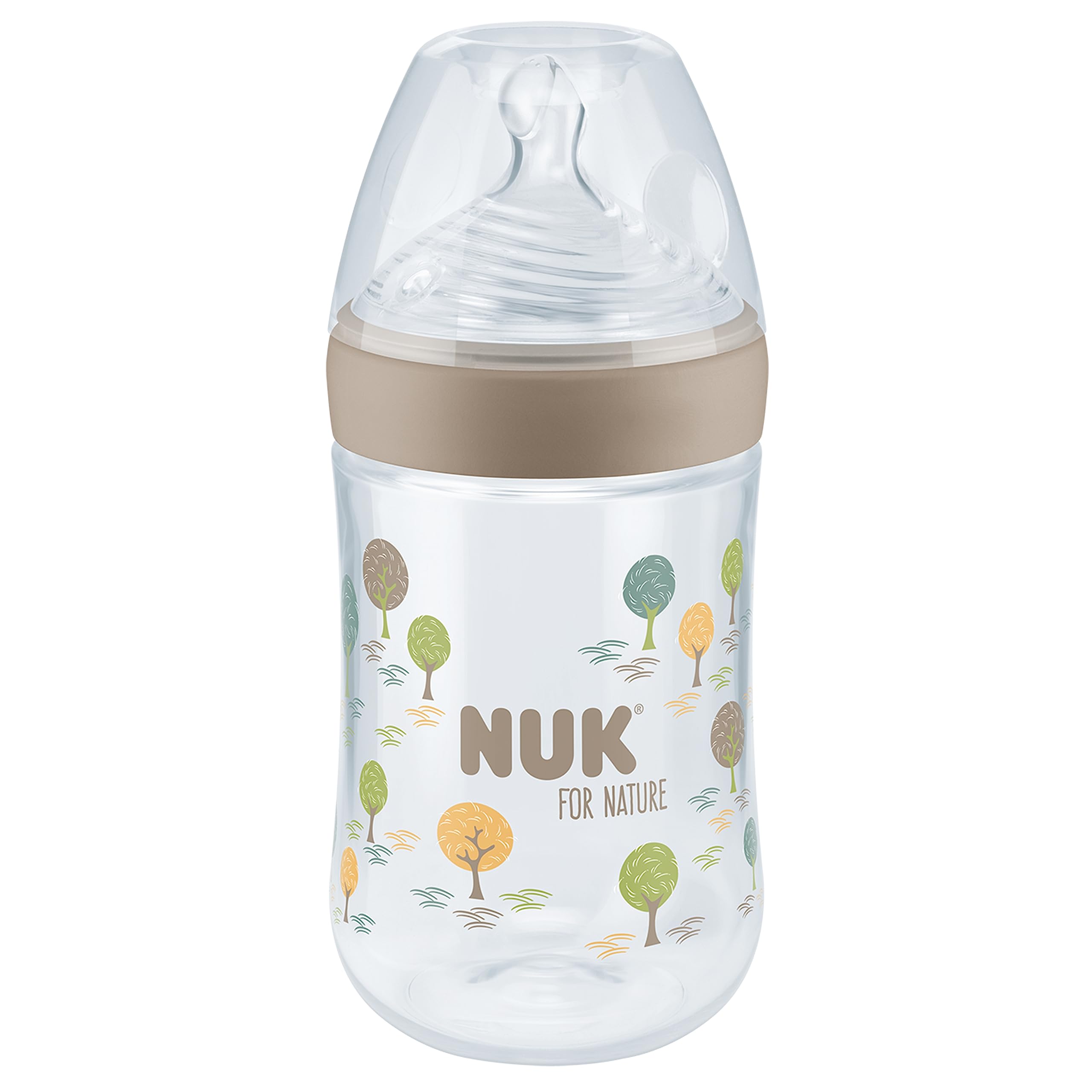nuk-for-nature-babyflasche-260-ml-beige-mit-silikon-anti-colic-sauger image 4