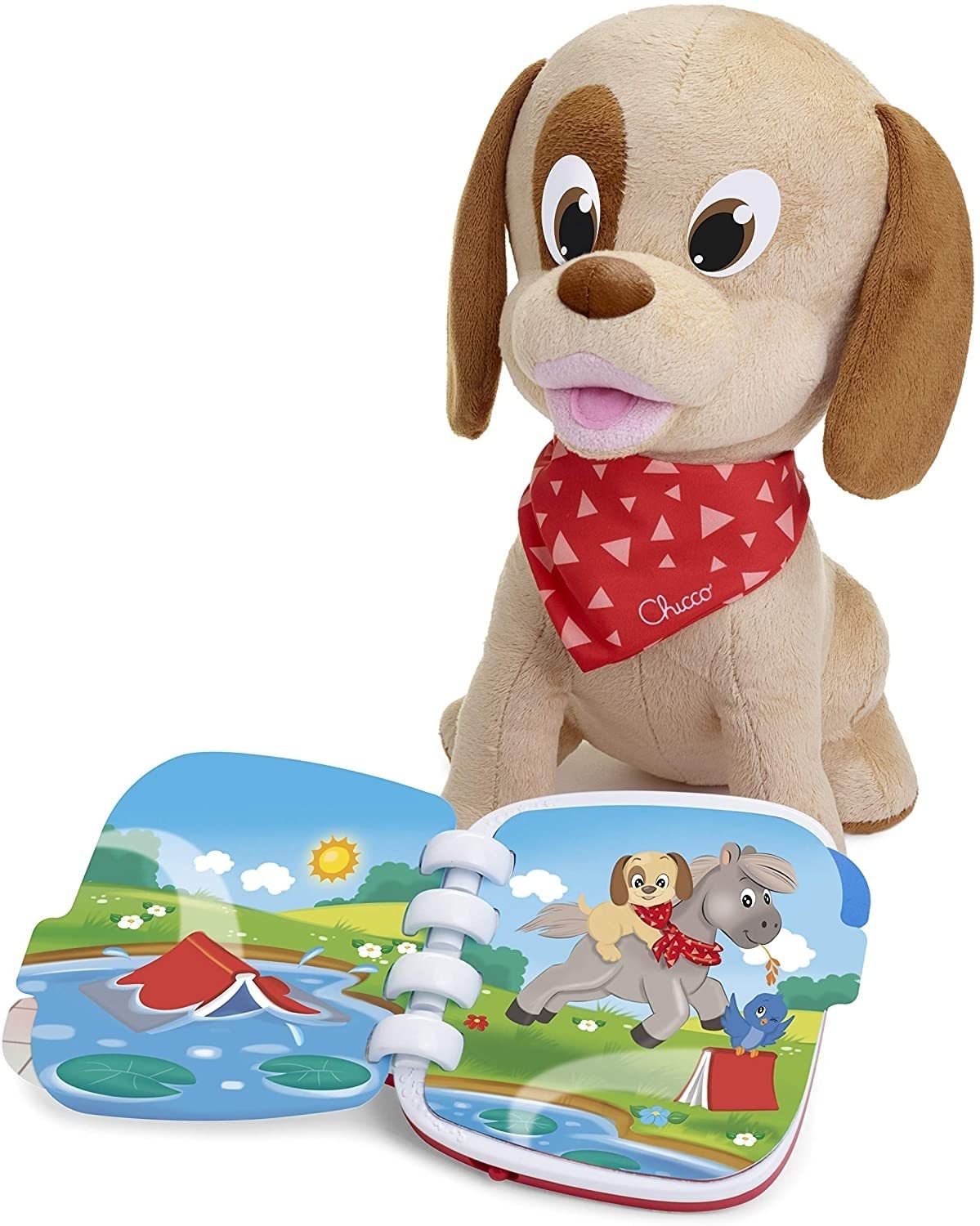 chicco-lucky-the-little-puppy-interaktiver-pl-schhund-mit-buch-ab-18-monaten image 6