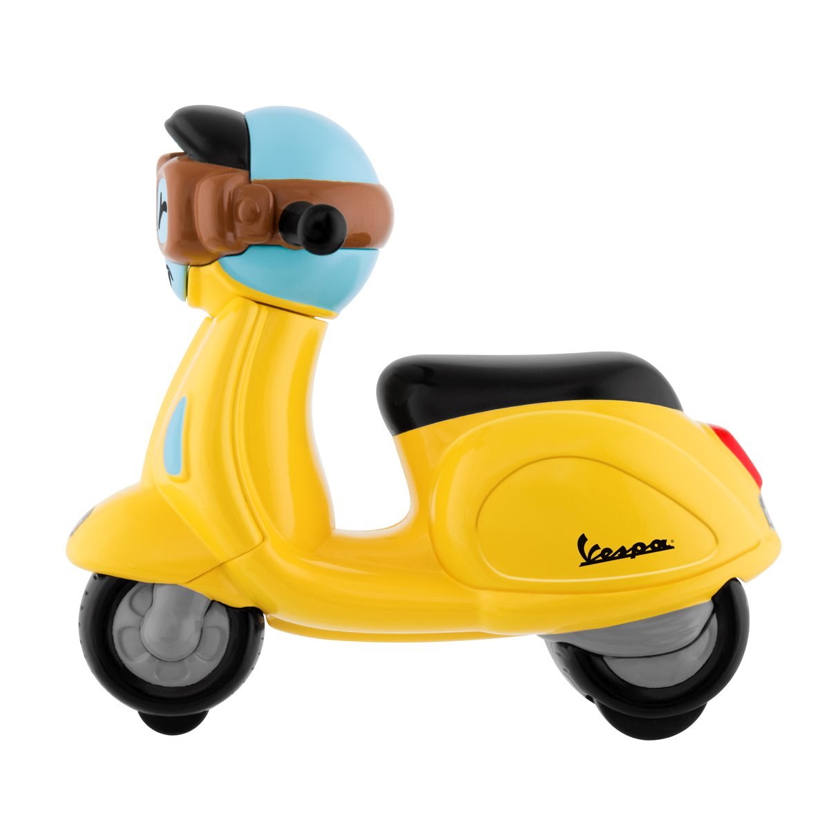 chicco-vespa-mini-rennauto-turbo-touch-gelb-r-ckzug image 2