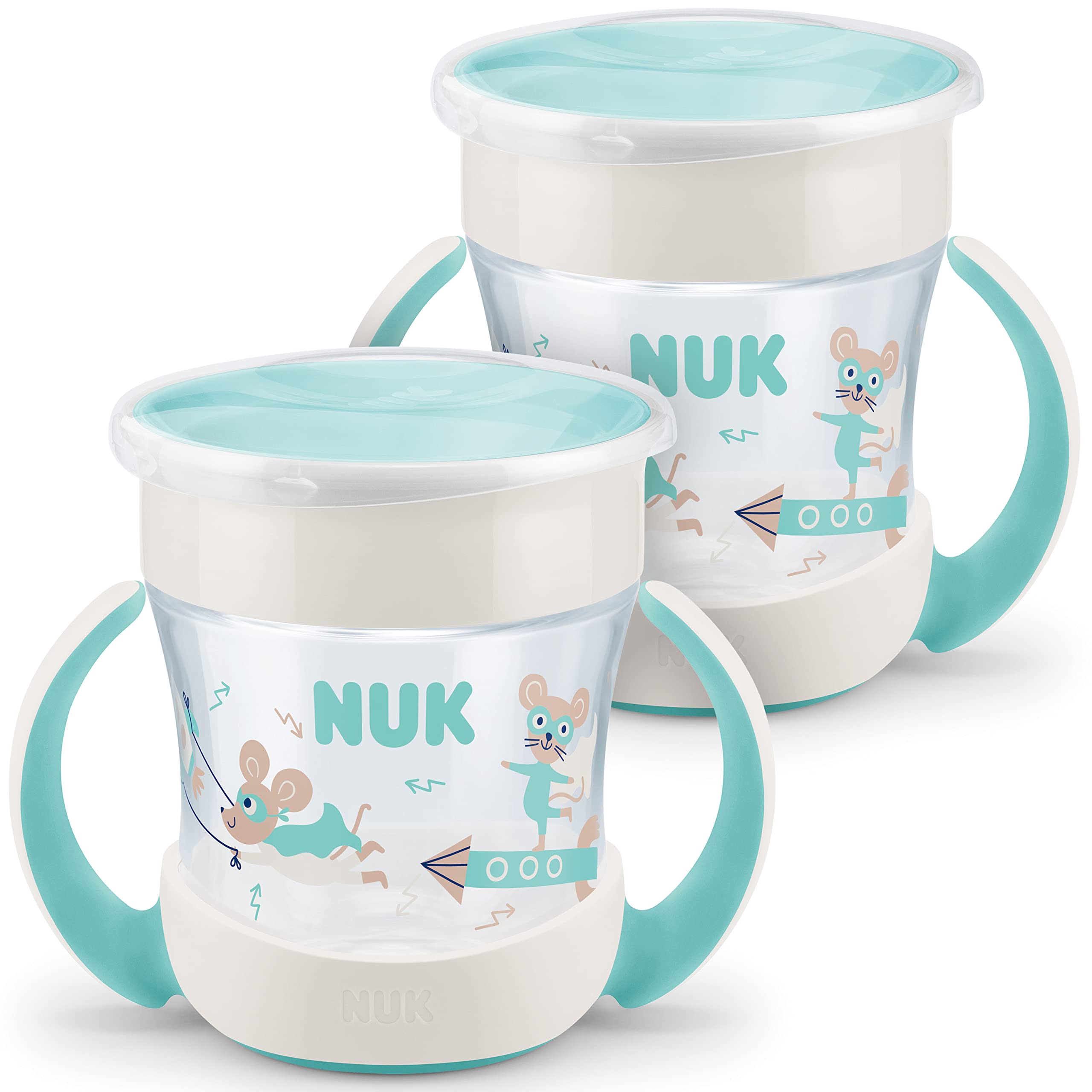 nuk-mini-magic-cup-trinklernbecher-2er-set-auslaufsicherer-360-trinkrand-mit-gri image 7