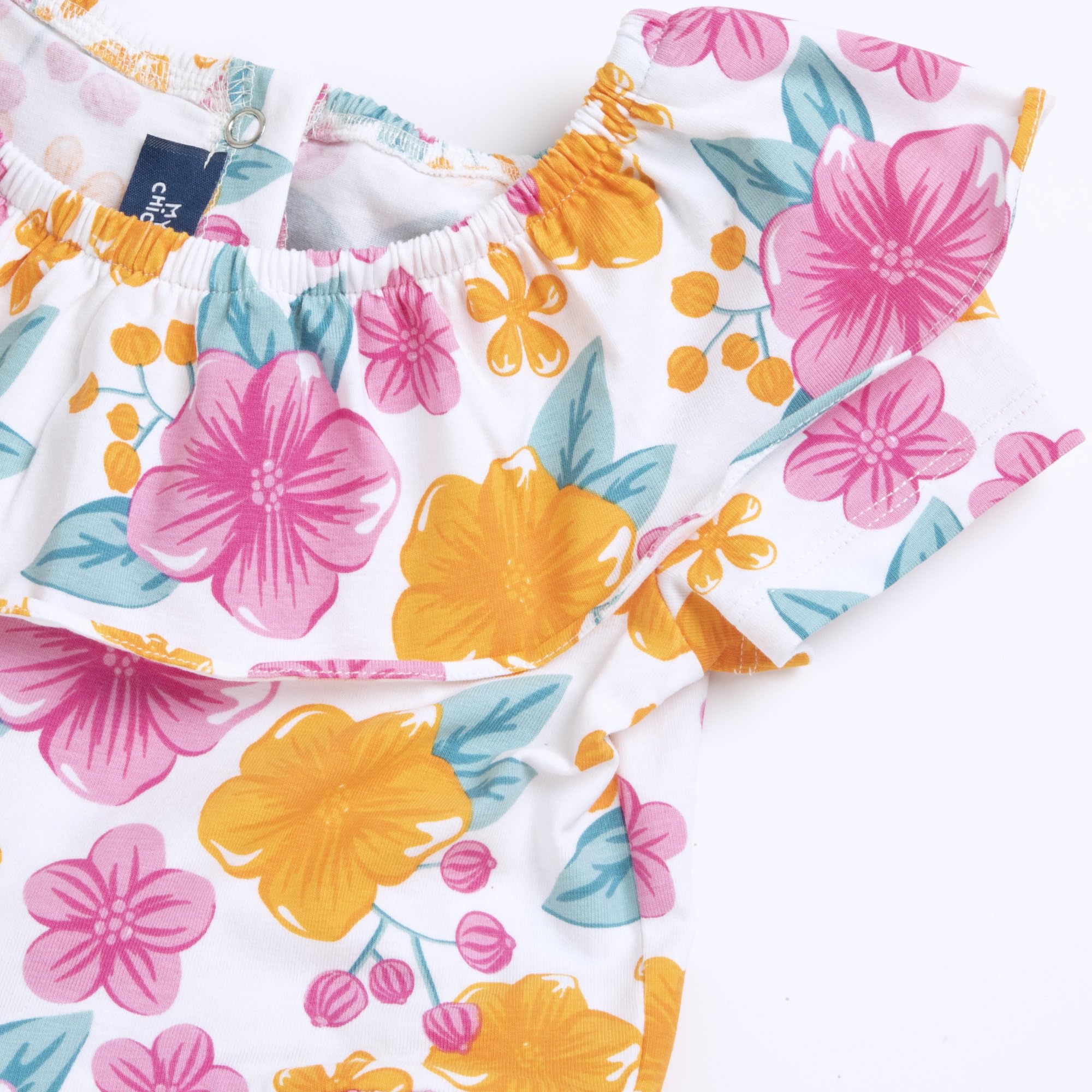 chicco-m-dchen-kurzarmkleid-aus-leichter-baumwolle-designed-in-italy-kinderbekle image 3