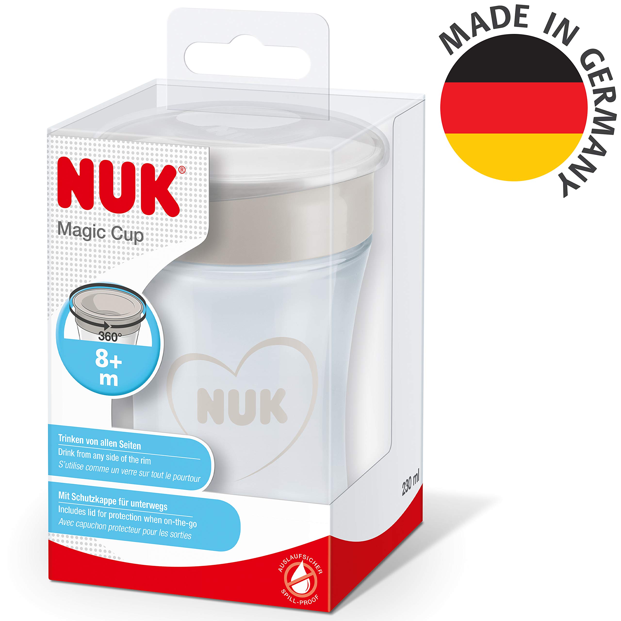 nuk-magic-cup-trinklernbecher-360-trinkrand-ab-8-monaten-230-ml-grau-wei image 7