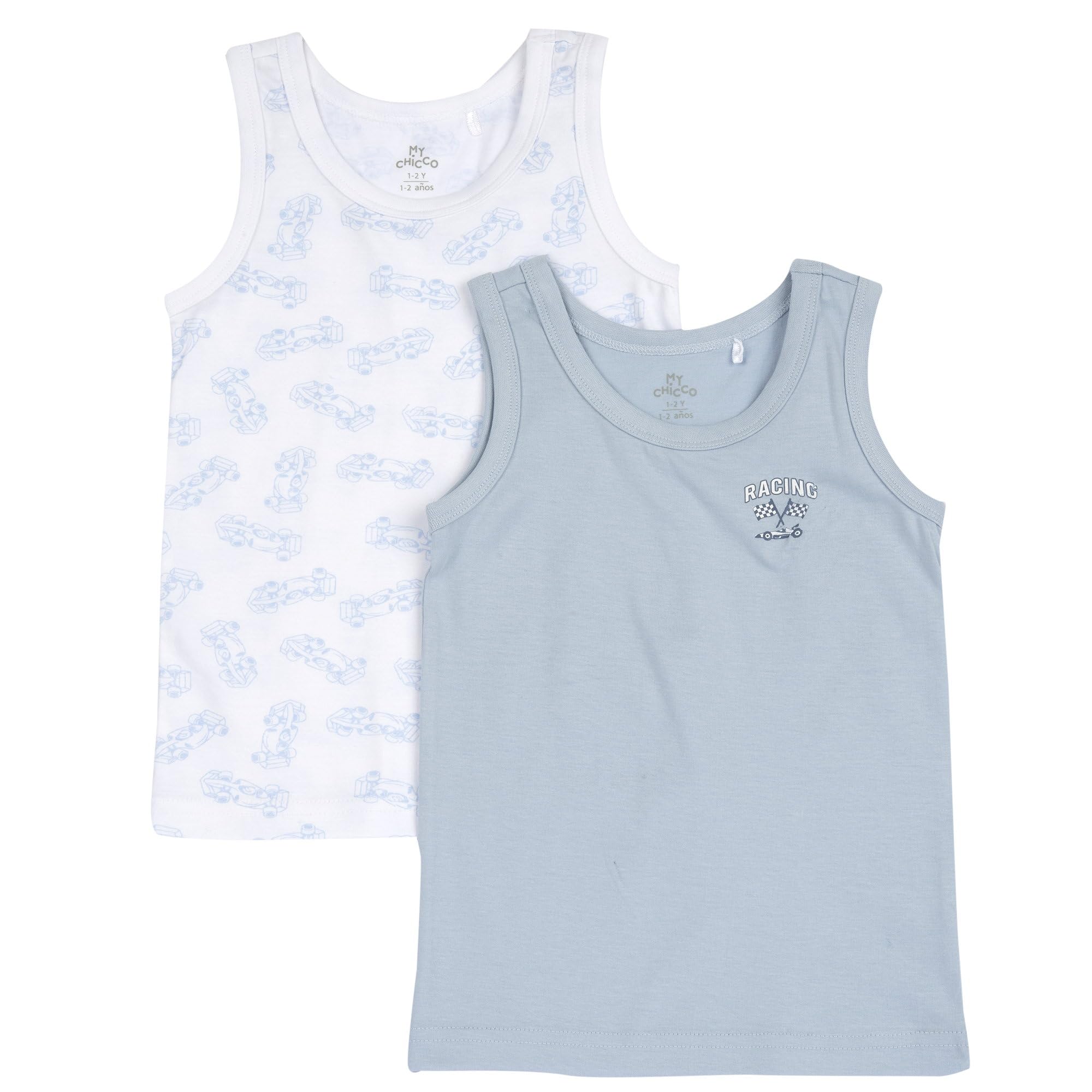 chicco-2er-set-unterhemden-f-r-jungen-und-m-dchen-aus-weicher-baumwolle-designed image 1