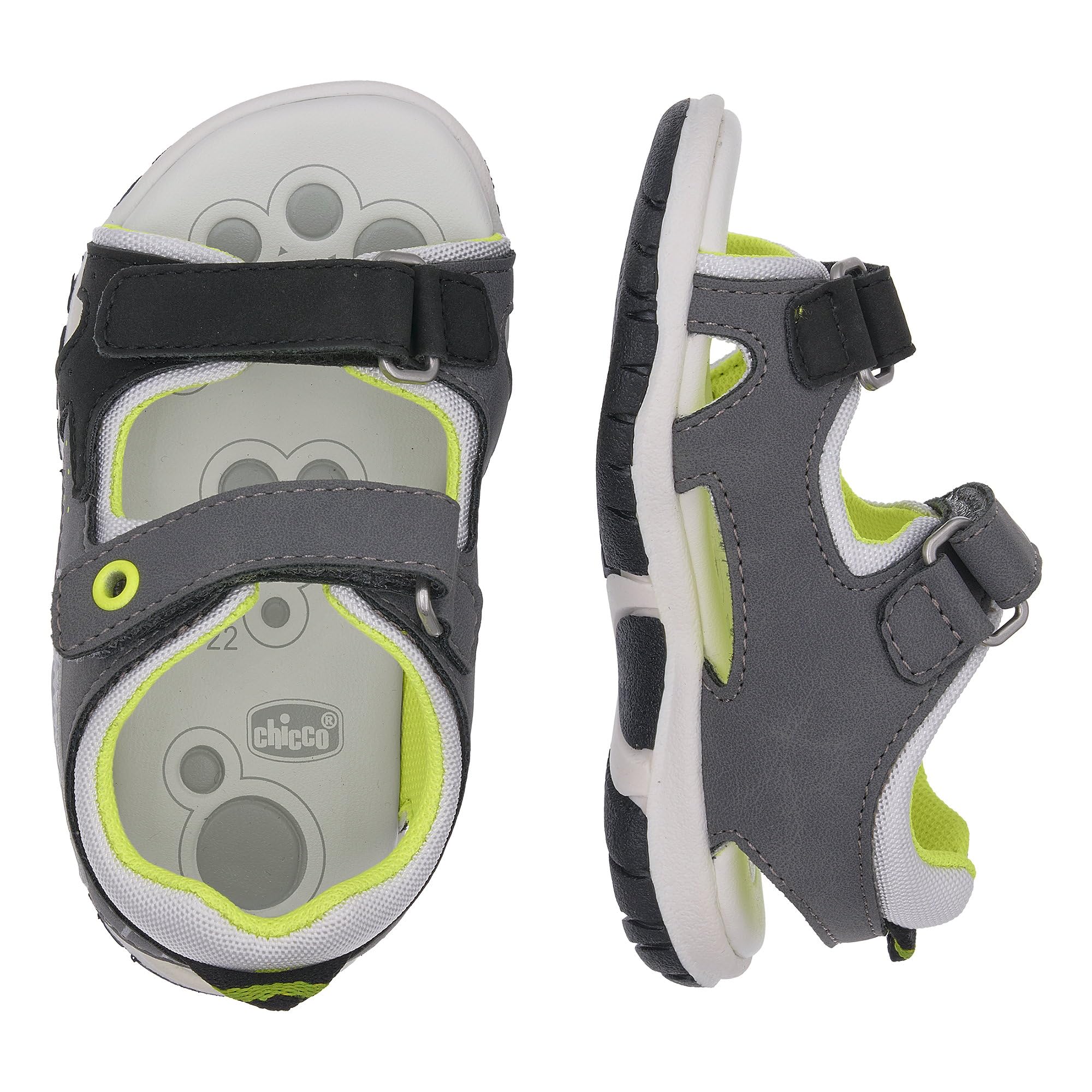 chicco-sandalen-jungen-mit-doppel-klettverschluss-kinder-und-jugend-schuhe-desig image 2